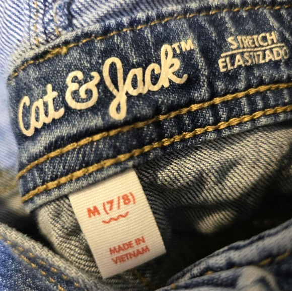 Upcycled Matching **Child / (girl's)** Overalls - Picture 2 of 5